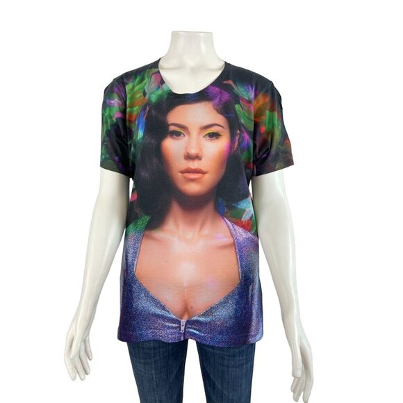 Marina and the Diamonds Sublimation T-Shirt Small Neon Nature Short Sleeve - Picture 1 of 7